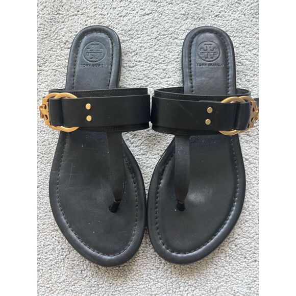 EUC Tory Burch Marsden Flat Sandal, 7.5, $225 - Picture 2 of 7